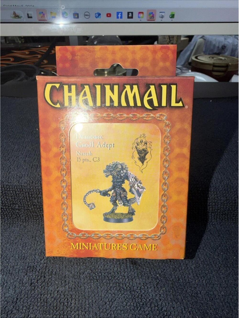 D&D Miniatures Chainmail box set: Demonic Gnoll Adept New In Box